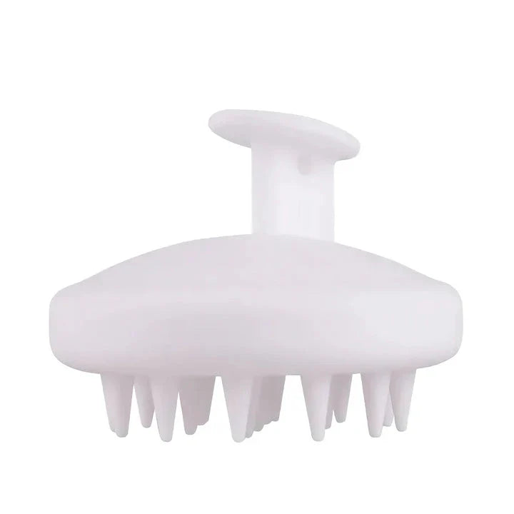 Full Silicone Shampoo Brush with Soft Bristles for Gentle Scalp Massage and Effective Hair Cleaning