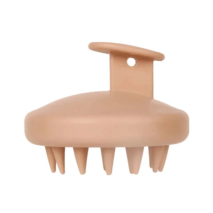 Full Silicone Shampoo Brush with Soft Bristles for Gentle Scalp Massage and Effective Hair Cleaning