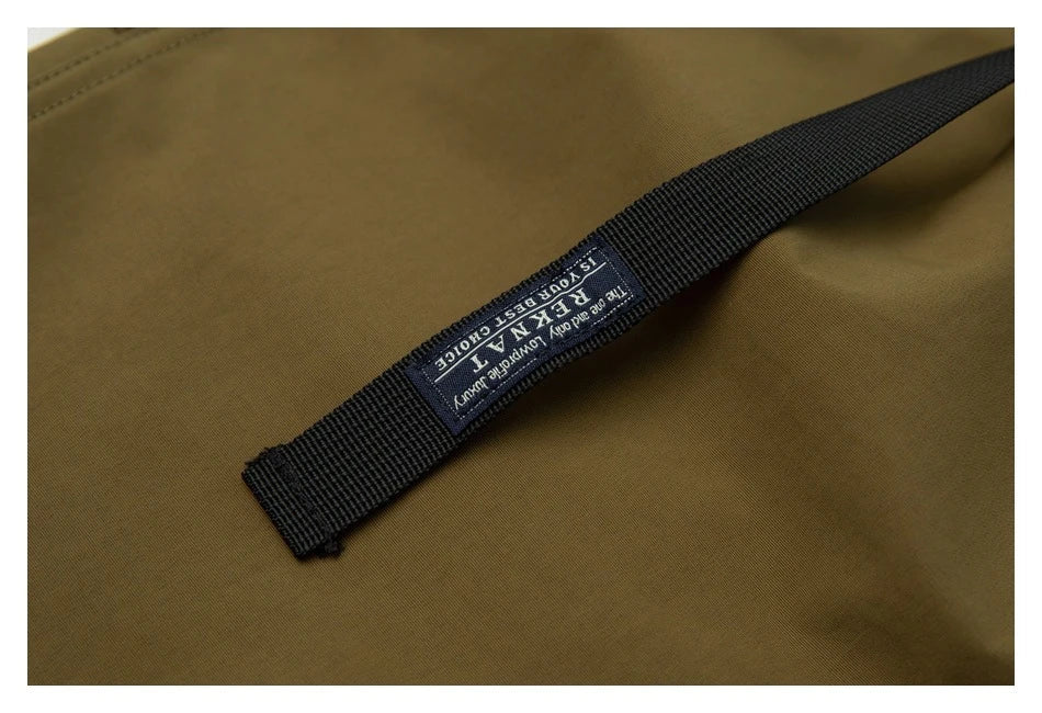 Japanese-style retro cargo shorts in khaki and black with adjustable waist and functional pockets