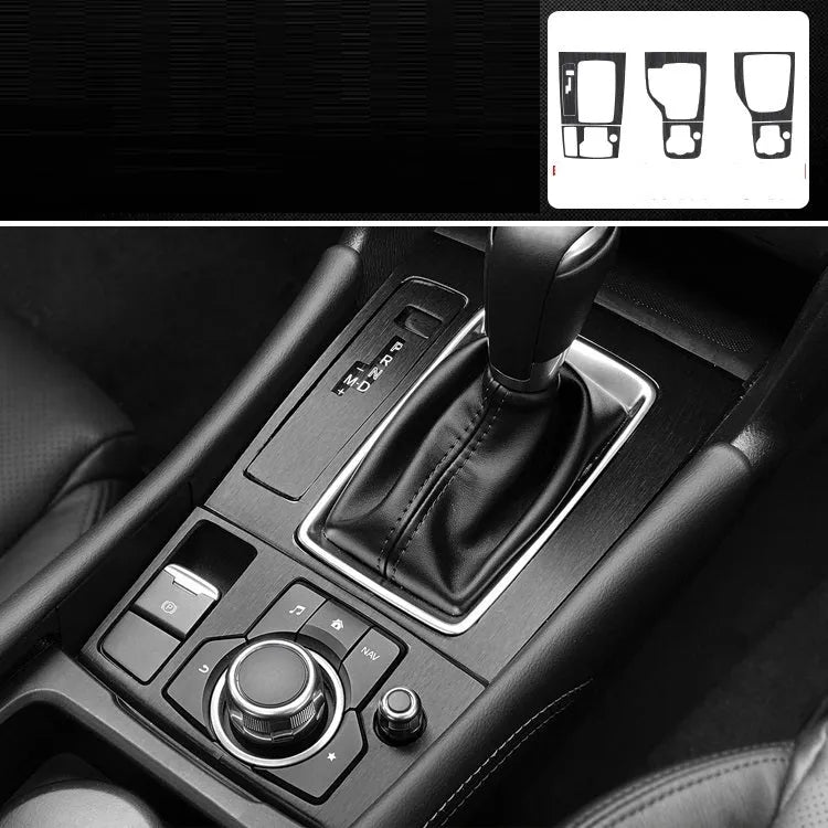 Unksera car interior decorative film sticker kit with 12 pre-cut pieces for dashboard and centre console protection