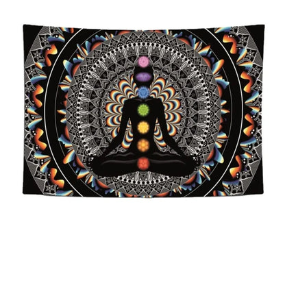 Digital printing wall tapestry in brushed finish showing colour option SM-XY327 at 150x130cm dimensions