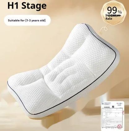 Dual-sided children's neck pillow for ages 1-3-6 in modern simplicity style.