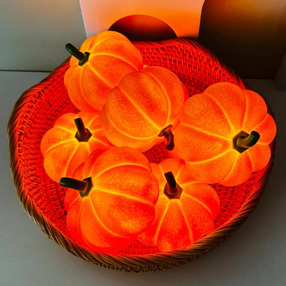 Adorable pumpkin Halloween night light with soft glow for eye protection