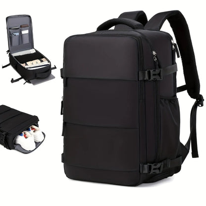 Men's large capacity multifunctional luggage backpack in nylon with 20-35L storage for leisure travel