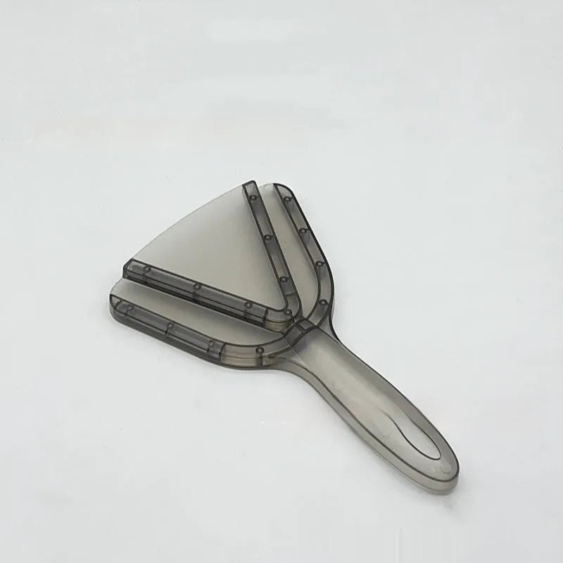 Adjustable telescopic bottle opener with non-slip red ABS handle showing extended and collapsed positions