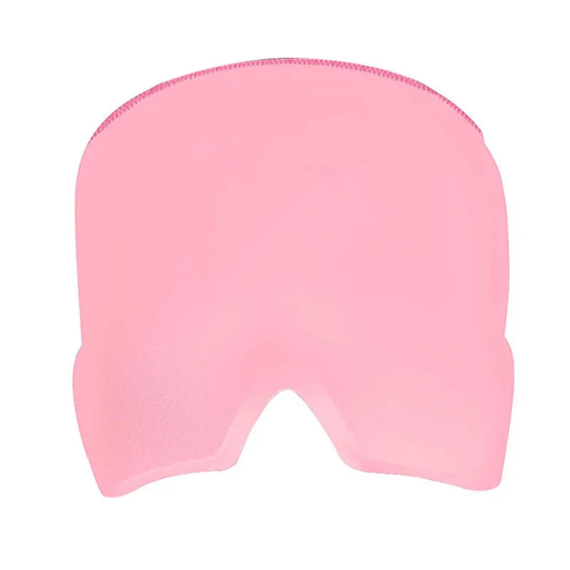 Soothing ice gel eye mask with elastic cloth design for headache and eye strain relief