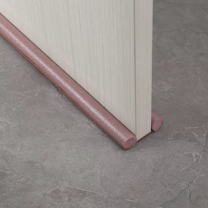 Household door bottom sealing strip in gray, brown, black, and white for soundproofing and dustproofing