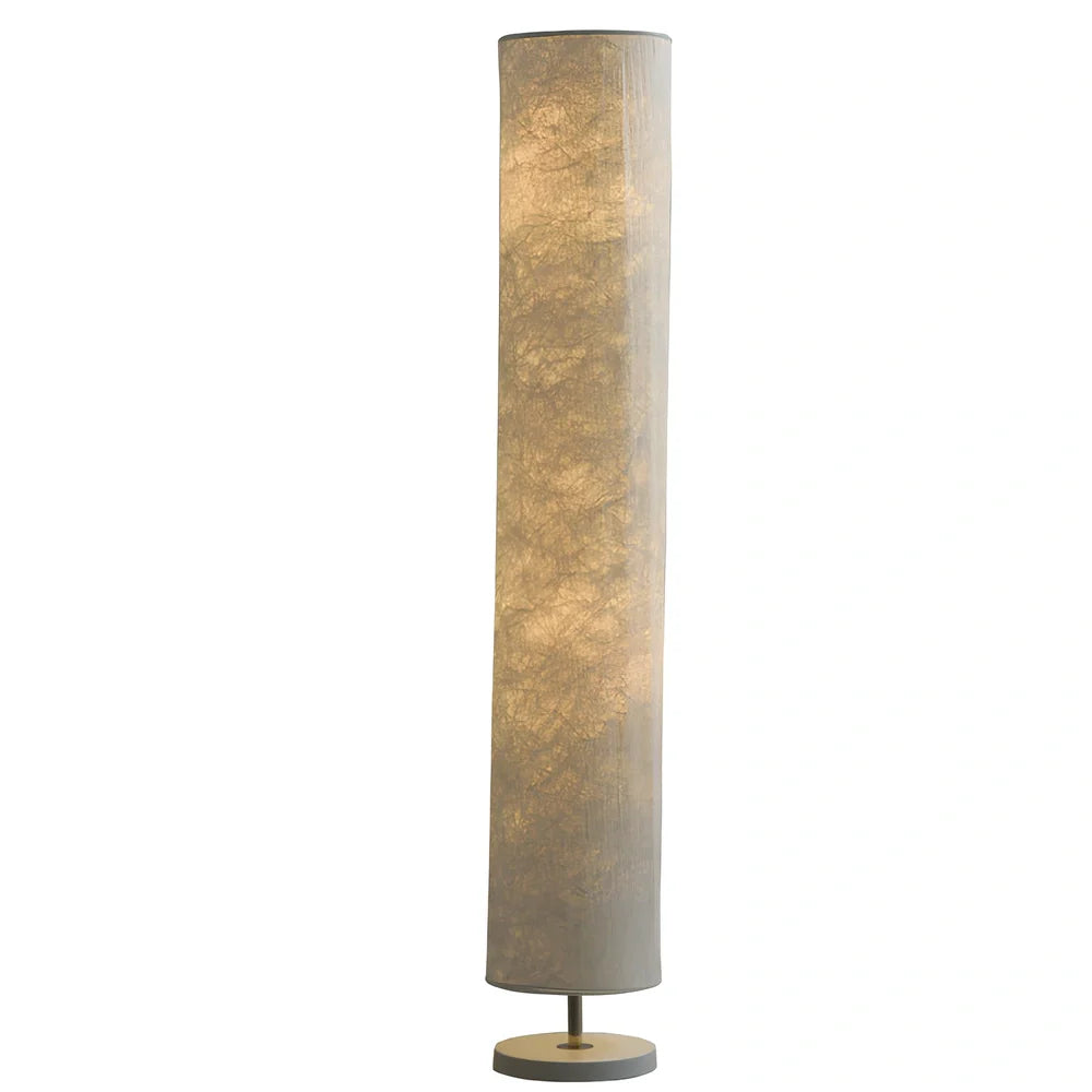 Smart RGB remote control folding floor lamp with adjustable 1520mm height and fabric shade