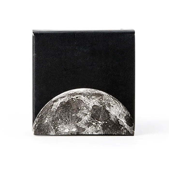 Black moon phase and calendar planet sticker set containing 45 pieces in box packaging
