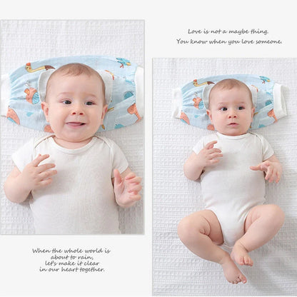 Ergonomic baby nursing arm pillow with breathable ice silk fabric