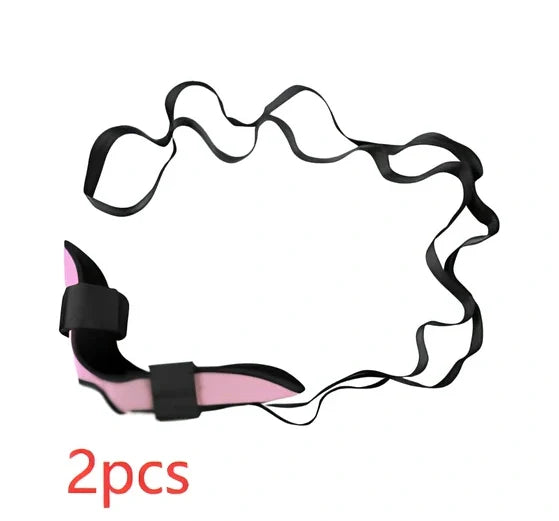 Fitness stretching belt for plantar fasciitis with 23cm length and multiple colour options