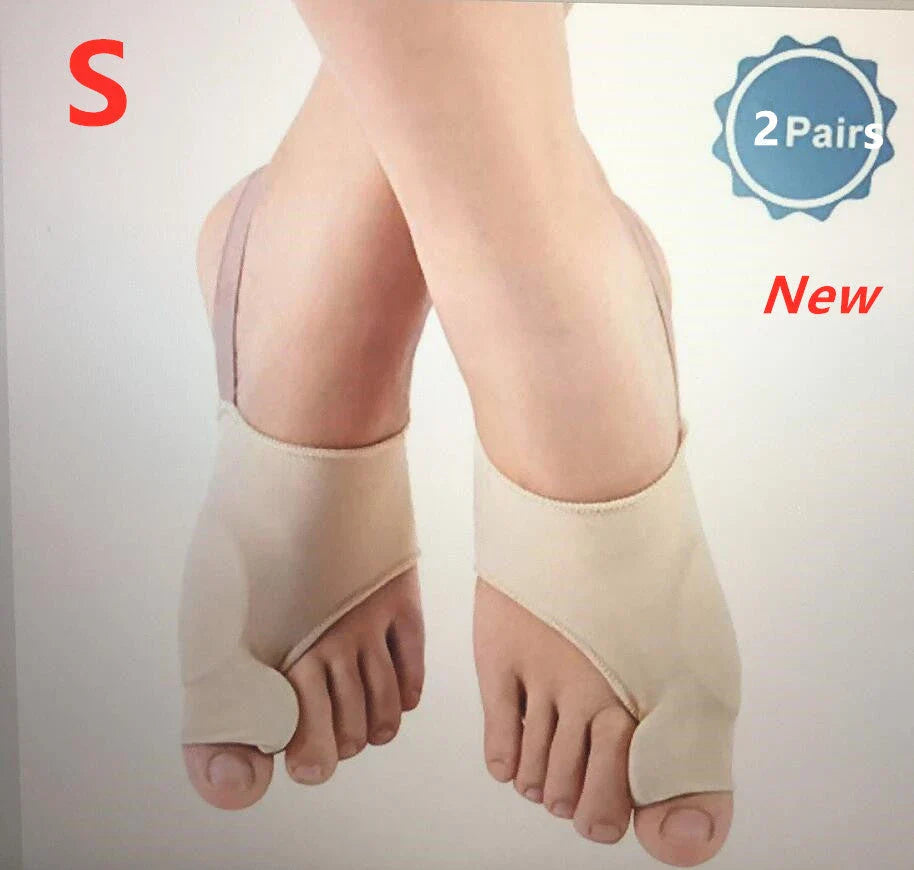 Comfortable toe separating socks with gel padding and adjustable silicone spacers for superior bunion relief