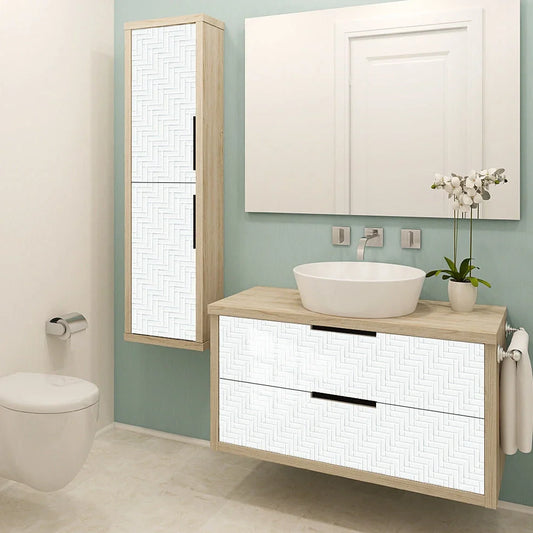 Removable wall stickers in 10x10cm and 15x15cm sizes with anti-fouling PVC material
