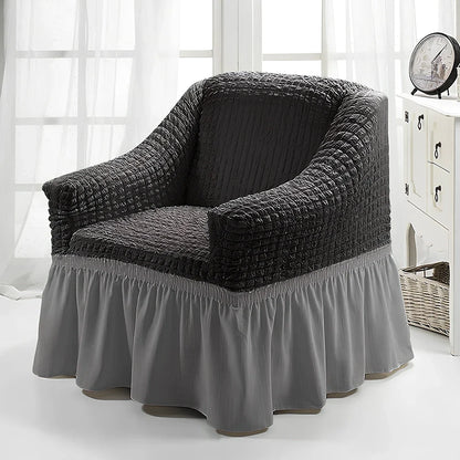 Branbird American single sofa cover with skirt design on 90-140cm furniture