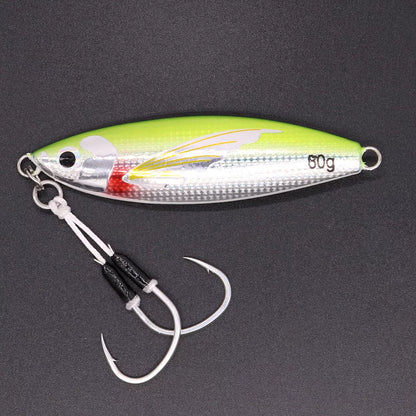 Luminous Belly Wings Bait in various colors for sea and boat fishing