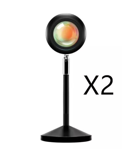 WiFi LED Sunset Projector Light with 16 color options and smart control