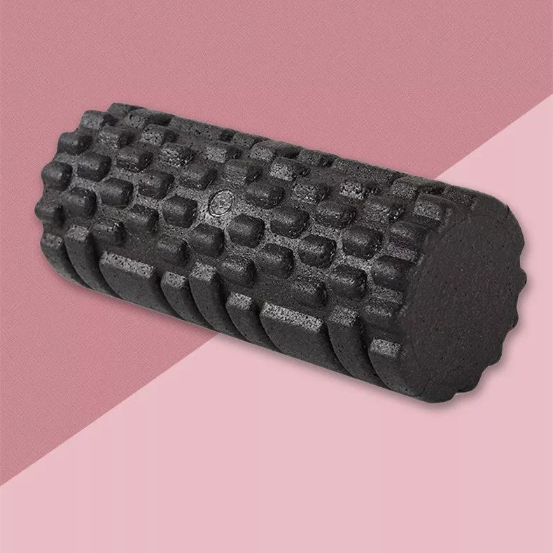 Black Hollow Sports Foam Roller for balance, pilates, and fitness
