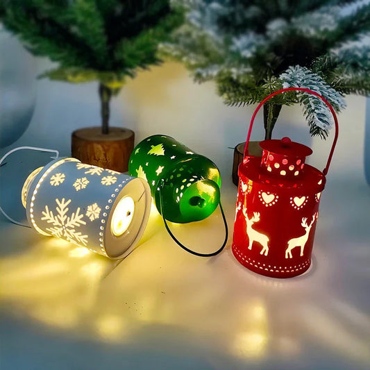 Enchanting LED Christmas candle lights with a captivating Nordic-inspired design, creating a warm, festive ambiance in any holiday setting.