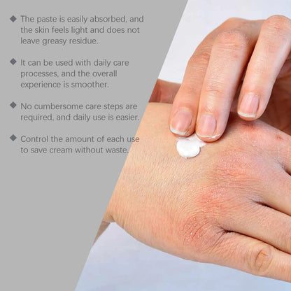 75g container of skin repair cream for neck treatment with bifidobacterium and mint extracts