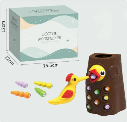 Woodpecker Magnetic Catch The Worm Game - Educational Toy for Kids