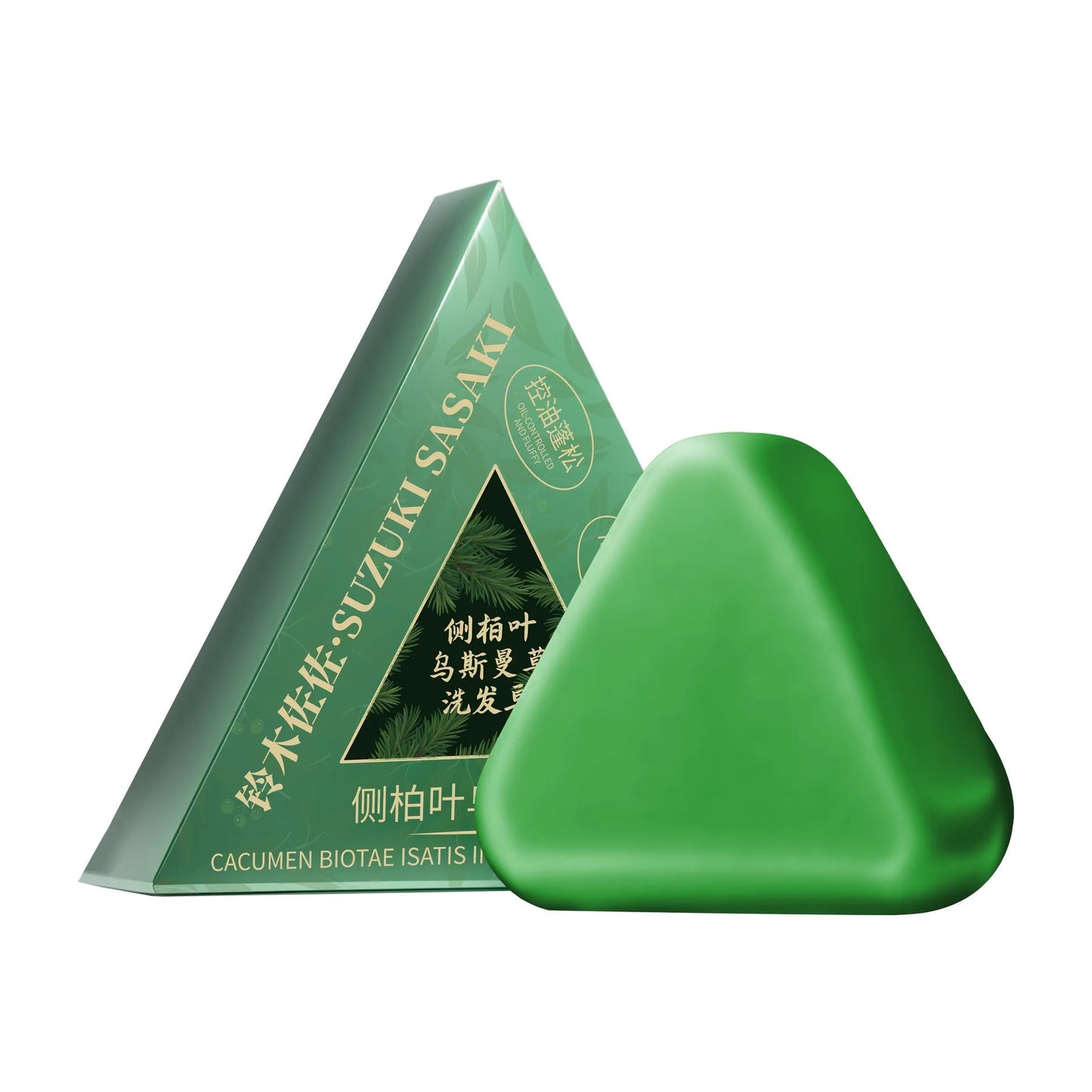 Handmade Chinese arborvitae twig shampoo soap bar 120g with polygonum multiflorum for hair care