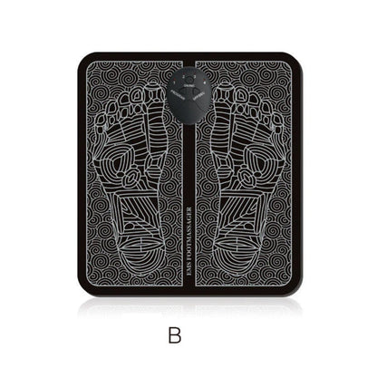 EMS Foot Massager Mat with adjustable modes and USB charging for foot relief