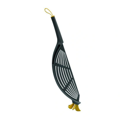 Multifunctional household colander in pink, beige, light blue, and navy blue for efficient draining and stirring