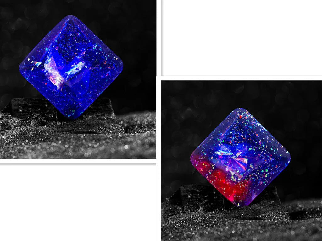 Resin rotating pocket flip toy, 4 x 4 x 1.3 cm quadrilateral desk toy in multiple colour options