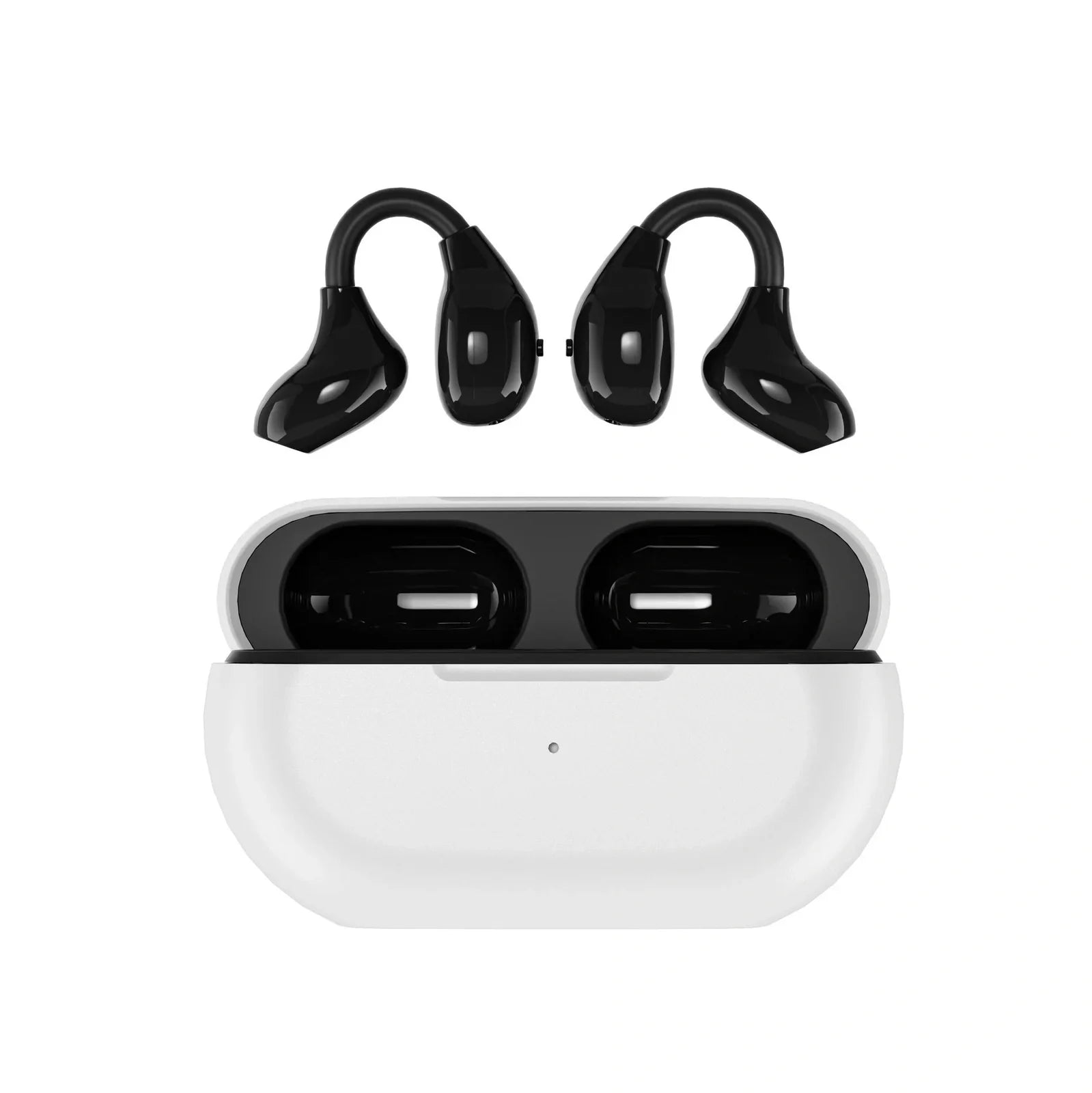 Wireless Bluetooth sports headset with clip ear design in multiple colours