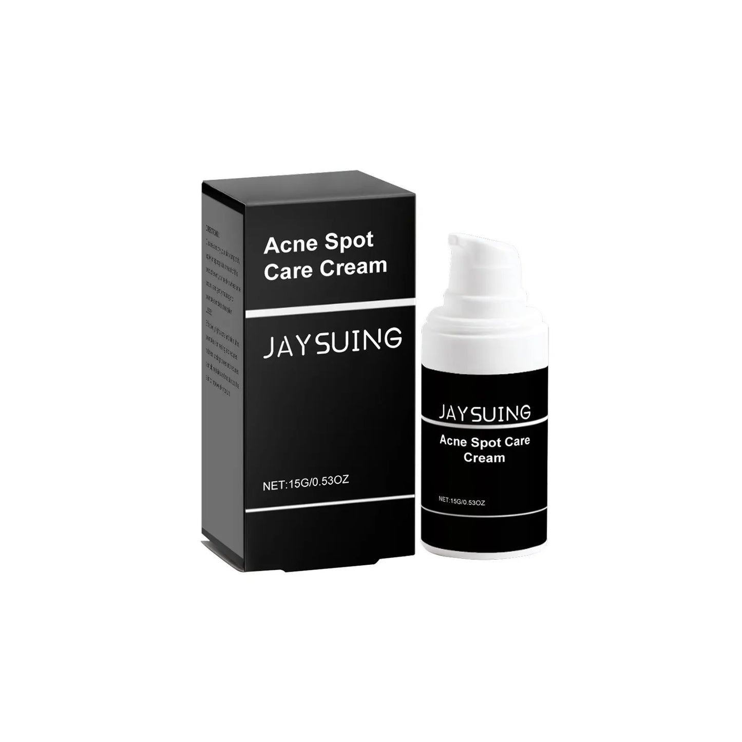 15g tube of hydrating acne face cream with tea tree oil and aloe for blemish treatment