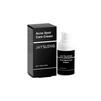 15g tube of hydrating acne face cream with tea tree oil and aloe for blemish treatment