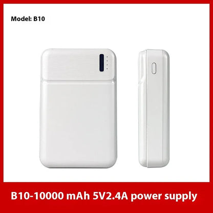 Power bank for heated clothing and mobile phones, 5000mAh to 20000mAh, 5V 7.4V 12V options, overcharge protection