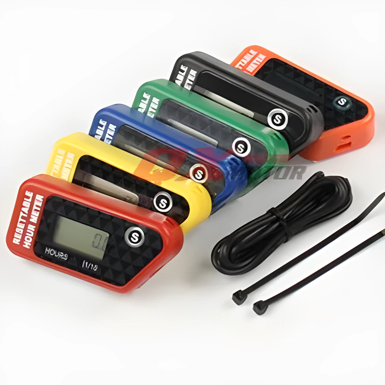 YSDS black waterproof electronic timer with LCD display for vehicle maintenance scheduling