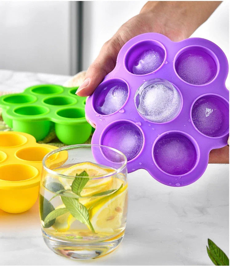 Silicone popsicle mold for making homemade ice cream and frozen treats in various colors