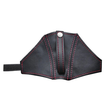 Racing seat belt leather shoulder strap cover with limit buckle for RECARO Bride seats