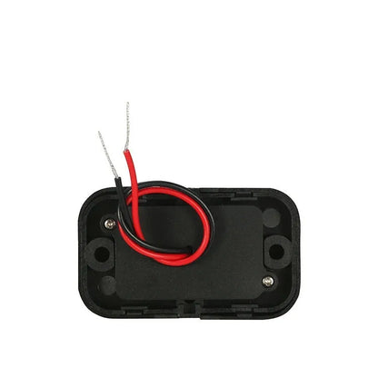 Black QC3.0 modified car charger with TYPE-C port for 36W fast charging in vehicles
