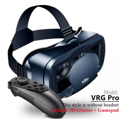 Premium Virtual Reality Headset for Smartphones with Adjustable Headset, 120-Degree Panoramic View, and Smartphone Compatibility