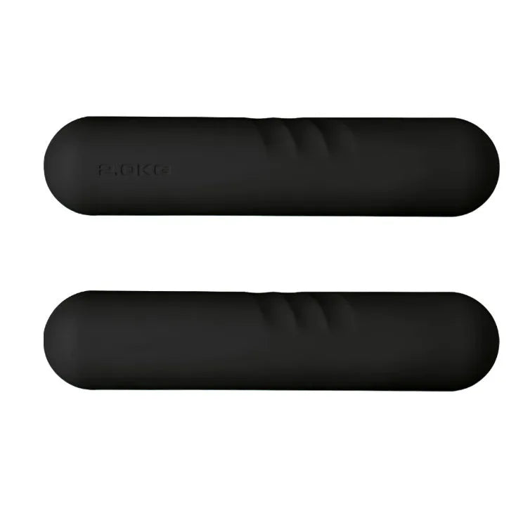 Silicone-edged hand-drawn dumbbell stick in various colours with weight options for fitness training