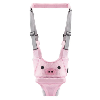Hands-free baby walking assistant with multiple color options, featuring a comfortable and adjustable design to support your child's first steps.