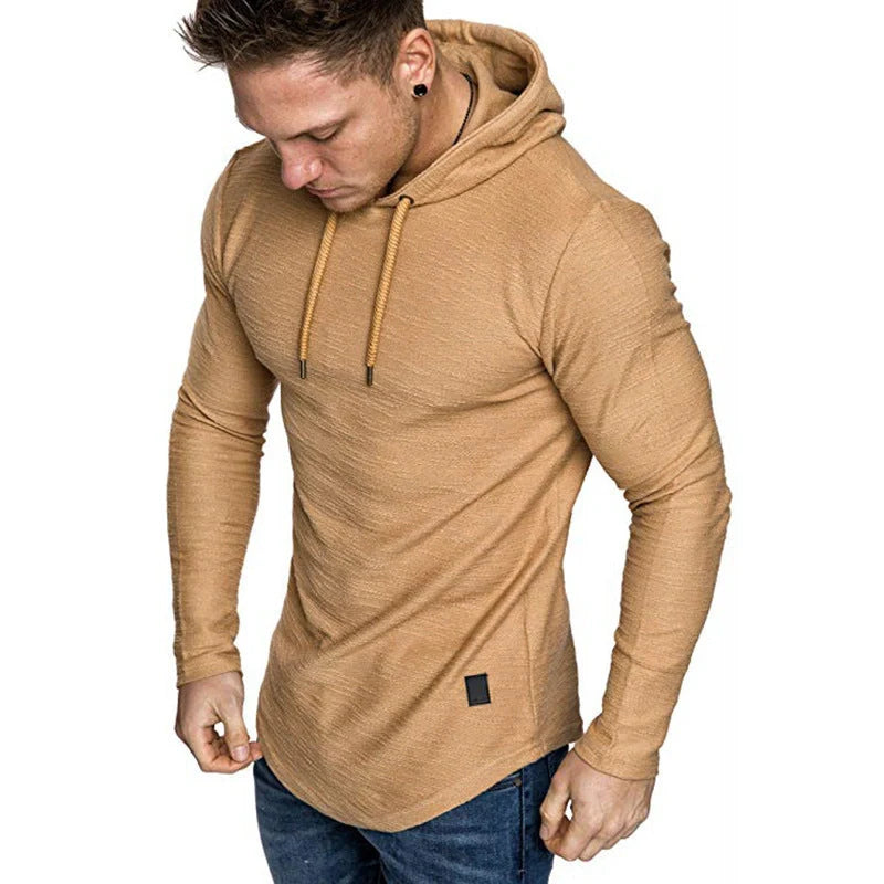 Men's slim fit hoodie in various colors, perfect for gym or casual wear
