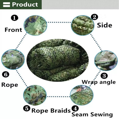 Jungle Camouflage Outdoor Sunscreen Shade Net for anti-aerial photography and sun protection
