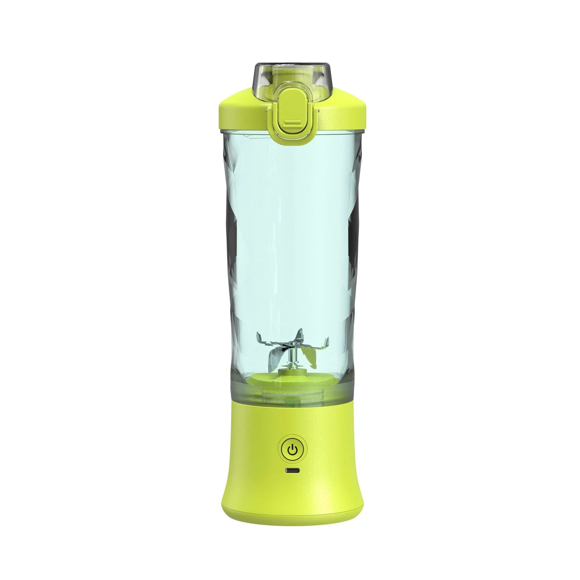 Powerful portable blender with 6-blade design for smoothies and shakes on the go