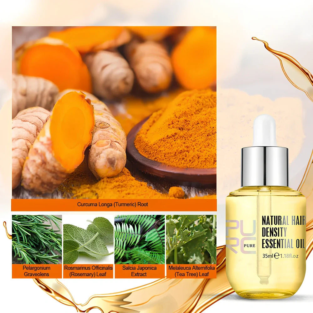 35ml anti-drop hair care oil bottle for strengthening and repairing damaged hair