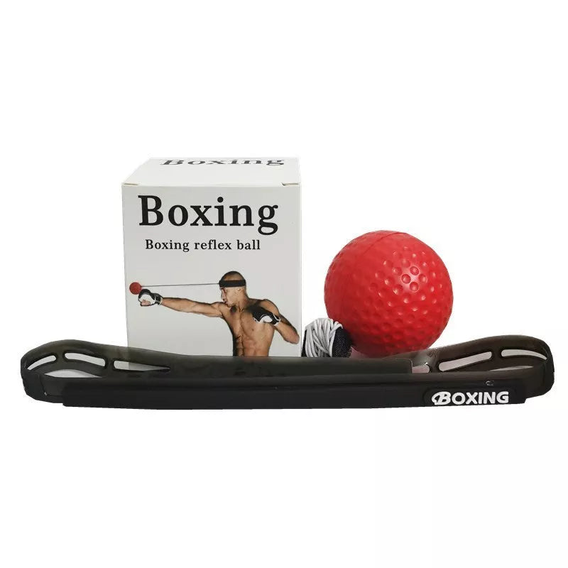 PU Foam Boxing Ball with adjustable silicone headband for fitness training