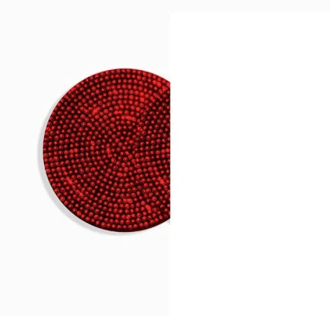 Universal Anti-Slip Silicone Cup Holder Insert with Crystal Rhinestones for Cars