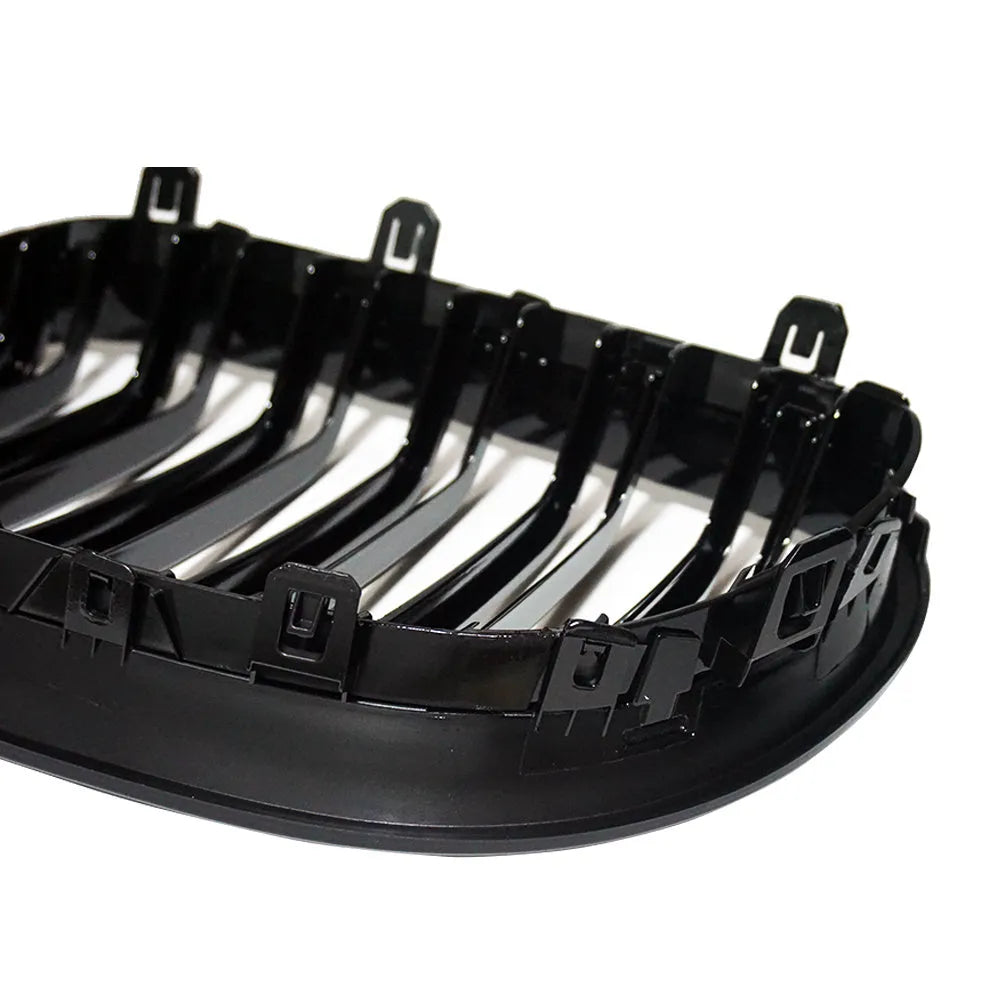 ABS shield carbon fibre effect front grille set for BMW 5-Series E39 E60 E66 models