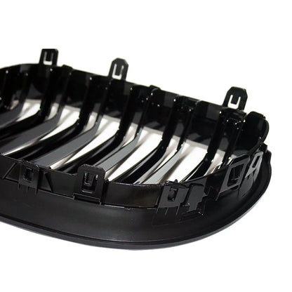 ABS shield carbon fibre effect front grille set for BMW 5-Series E39 E60 E66 models