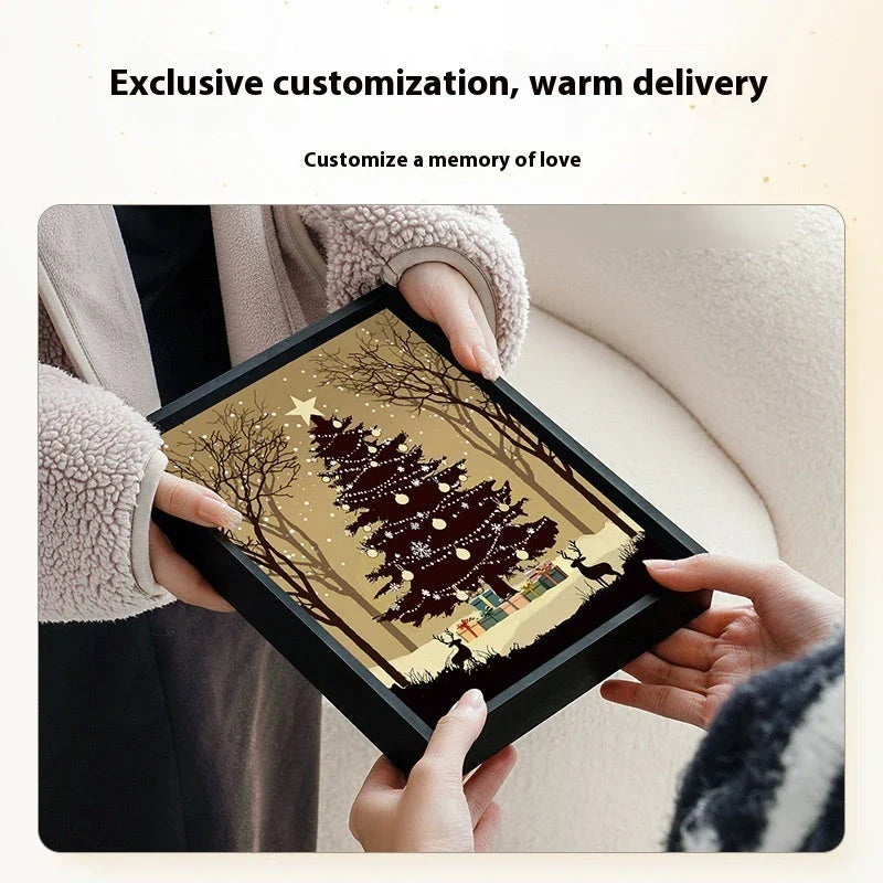 Luminous Bluetooth Christmas Tree Speaker with Decorative Lighting Display