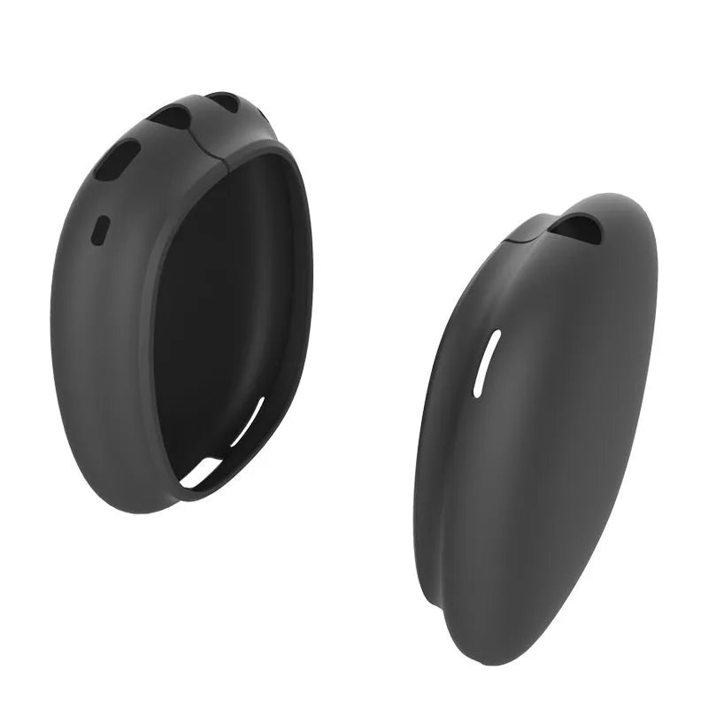 Silicone protective case for AirPods Max, 88x104.5x21.7mm, 1.5mm thick, black or white, soft cover