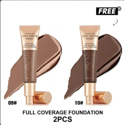 A high-performance full-coverage foundation that delivers a flawless, airbrushed complexion with a lightweight, breathable feel.
